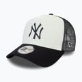 New Era Team Block Trucker baseballsapka NYY fekete/fehér 2