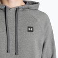 férfi melegítőfelső Under Armour Rival Hoodie pitch gray light heather/onyx white 6