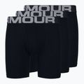 Férfi boxeralsó Under Armour Charged Cotton 6 3 csomagban fekete UAR-1363617001