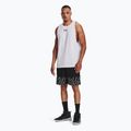 Under Armour Baseline Cotton Tank 100 férfi kosárlabda mez fehér és fekete UAR-1361901100-100 2