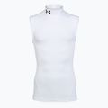 Férfi edző póló Under Armour HG Armour Comp Mock SL castlerock/white
