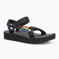 Női Teva Midform Universal Pride fekete szivárványos szandálok