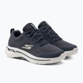 Férfi SKECHERS Go Walk Arch Fit Idyllic navy/fehér/arany cipő 4