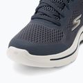 Férfi SKECHERS Go Walk Arch Fit Idyllic navy/fehér/arany cipő 8