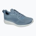Női SKECHERS Bobs Sport Squad Tough Talk világoskék cipő 8