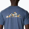 Férfi Columbia Tech Trail Graphic Tee 478 kék 1930802 3
