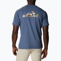 Férfi Columbia Tech Trail Graphic Tee 478 kék 1930802 4