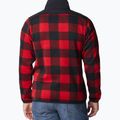 Columbia Sweater Weather II Nyomtatott hegyi piros kockás nyomtatott férfi trekking pulóver 2