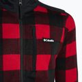 Columbia Sweater Weather II Nyomtatott hegyi piros kockás nyomtatott férfi trekking pulóver 7