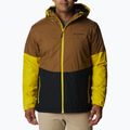 Columbia Point Park Insulated férfi pehelypaplan kabát barna-fekete-sárga 1956811
