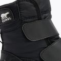 Sorel Whitney II Strap WP junior hócipő fekete/tengeri só 13