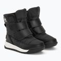 Sorel Whitney II Strap WP gyermek hócsizma fekete/tengeri só 4