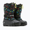 Gyermek túrabakancs Sorel Flurry Print Boys fekete/fekete 7