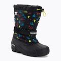 Gyermek túrabakancs Sorel Flurry Print Boys fekete/fekete