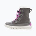Sorel Sorel Explorer Lace quarry/bright levendula junior hócsizma 8