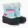 Sorel Snow Commander junior hócipő ocean surf/cactus pink 4