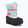 Sorel Snow Commander gyermek hócsizma ocean surf/cactus pink