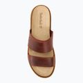 Női papucs Timberland Clairemont Way dark red full grain 5