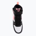 Nike Court Borough Mid 2 fekete/sunset pulse/fehér gyerekcipő 5
