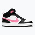 Nike Court Borough Mid 2 fekete/sunset pulse/fehér gyerekcipő 8