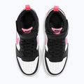 Nike Court Borough Mid 2 fekete/sunset pulse/fehér gyerekcipő 10