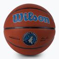 Wilson NBA Team Alliance Minnesota Timberwolves kosárlabda barna WTB3100XBMIN