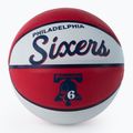 Mini kosárlabda Wilson NBA csapat Retro Mini Philadelphia 76ers piros WTB3200XBPHI