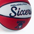 Mini kosárlabda Wilson NBA csapat Retro Mini Philadelphia 76ers piros WTB3200XBPHI 3