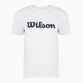 Női tenisz póló Wilson Team Graphic Script W világos fehér script