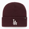 Téli sapka 47 Brand MLB Los Angeles Dodgers Haymaker dark maroon