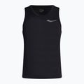 Férfi Saucony Stopwatch Singlet futópóló fekete SAM800277-BK