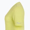 Női futópóló Saucony Stopwatch SS sunny lime heather 3