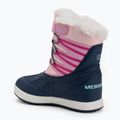 Gyerek téli csizma Merrell Snow Bank 5.0 WP navy/pink 3