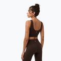 Sportmelltartó Sweaty Betty Stamina Seamless Scoop espresso brown 3