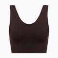Sportmelltartó Sweaty Betty Stamina Seamless Scoop espresso brown 5