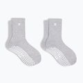 Női zokni Sweaty Betty Pilates Crew Gripper 2 pary light grey marl