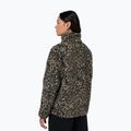 Női pulóver Sweaty Betty Plush Contrast Zip Up Fleece brown ink leopard print 3