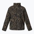 Női pulóver Sweaty Betty Plush Contrast Zip Up Fleece brown ink leopard print 7