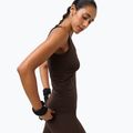 Női jóga póló Sweaty Betty Seamless Ruched Tank espresso brown 4