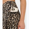 Női edzőleggingsek Sweaty Betty Power Piping Workout 7/8 brown ink leopard print 4