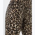 Női edzőleggingsek Sweaty Betty Power Piping Workout 7/8 brown ink leopard print 6