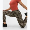 Női edzőleggingsek Sweaty Betty Power Piping Workout 7/8 brown ink leopard print 7