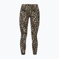 Női edzőleggingsek Sweaty Betty Power Piping Workout 7/8 brown ink leopard print 8