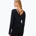 Női hosszú ujjú póló Sweaty Betty Soft Flow Studio Wear Your Way black 5