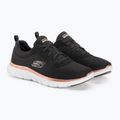 Női edzőcipő SKECHERS Flex Appeal 4.0 Brilliant View fekete/rózsa arany 5