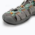 KEEN Drift Creek H2 ötvözet/gránit zöld női trekking szandál 7