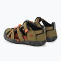 Gyermek szandál KEEN Seacamp II CNX dark olive/gold flame 3