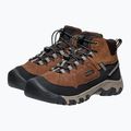 Gyermek túracipő KEEN Targhee IV Mid Waterproof bison/brindle 8