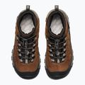 Gyermek túracipő KEEN Targhee IV Mid Waterproof bison/brindle 10