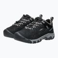 Gyermek túracipő KEEN Targhee IV Low Waterproof fekete/acél szürke 4